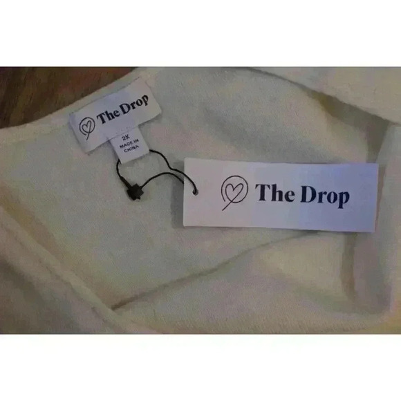 NWT The Drop Women's Angelica Cropped Supersoft Scoop-Neck Tank Sz 2X - Picture 3 of 13